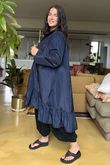 Stroll Frill Mac Navy